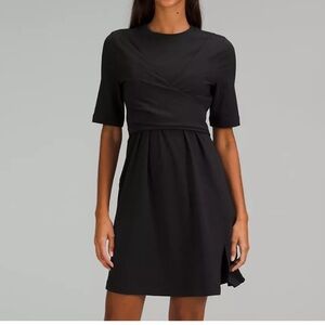 Lululemon Cotton Front Tie Wrap Dress - NWT - rare find